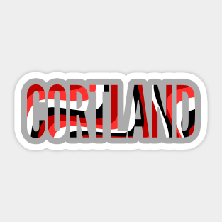 Cortland Wave Pattern Sticker